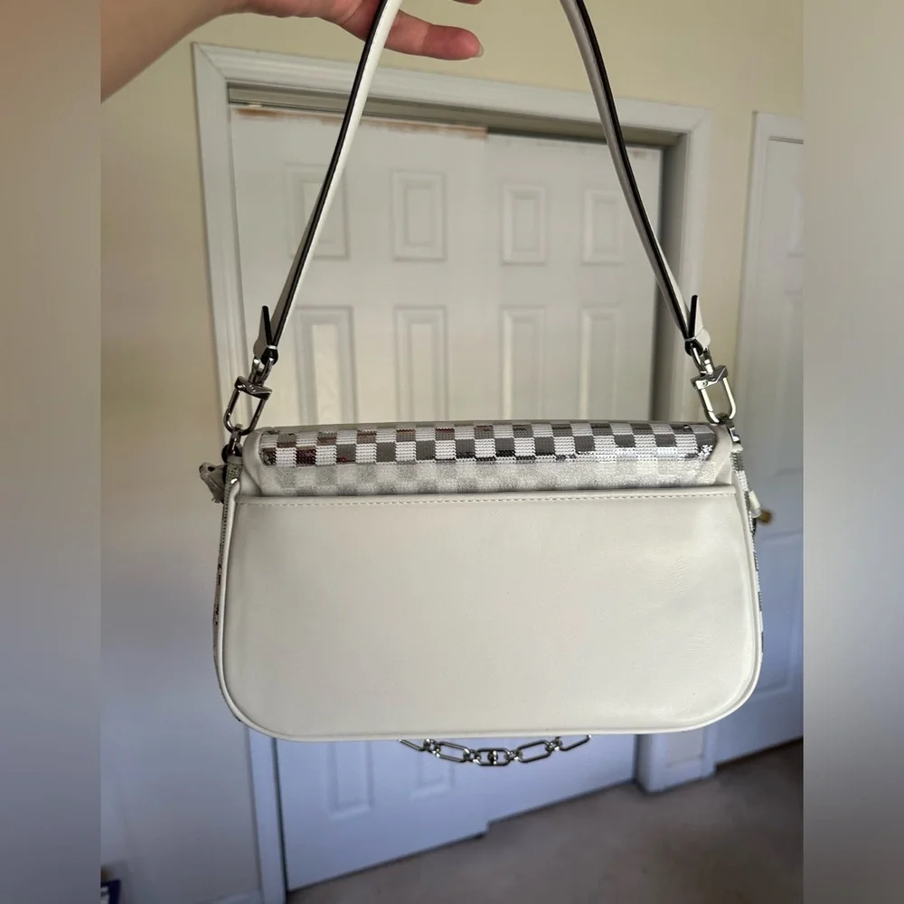 NWT Michael Kors Parker Medium Convertible Pouchette Shoulder Bag - Picture 4 of 7